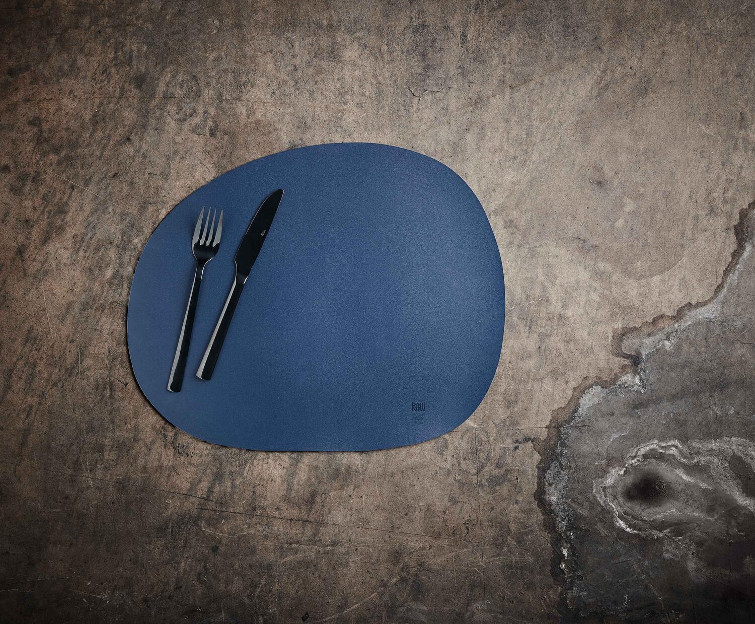 Soft surface silikone dækkeserviet - dark blue